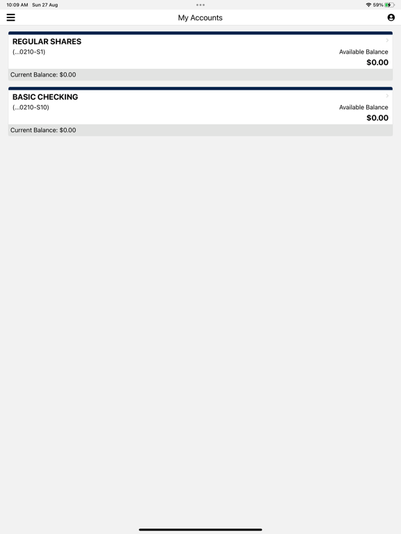 Mile High FCU Mobile iPad screenshot 3 - Finance app