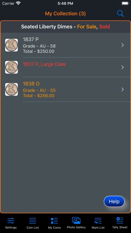 Seated Liberty Dime screenshot-3