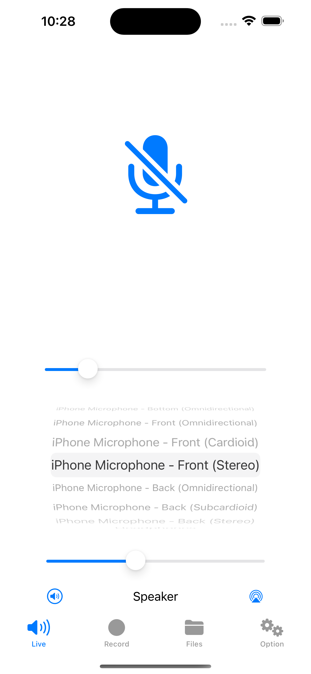 Stereo Microphone screenshot 1