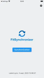 fitsynchronizer iphone screenshot 1