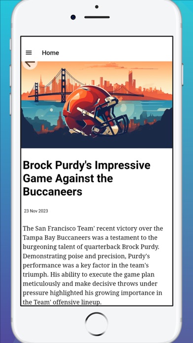 San Francisco Football Sports Screenshot