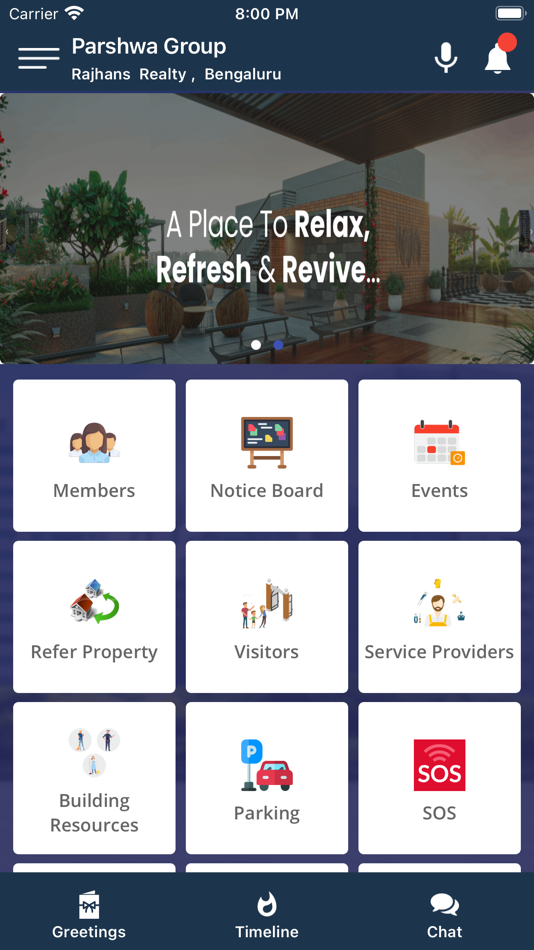 #2. Parshwa Group (iOS) 由: Communities Heritage Private Limited