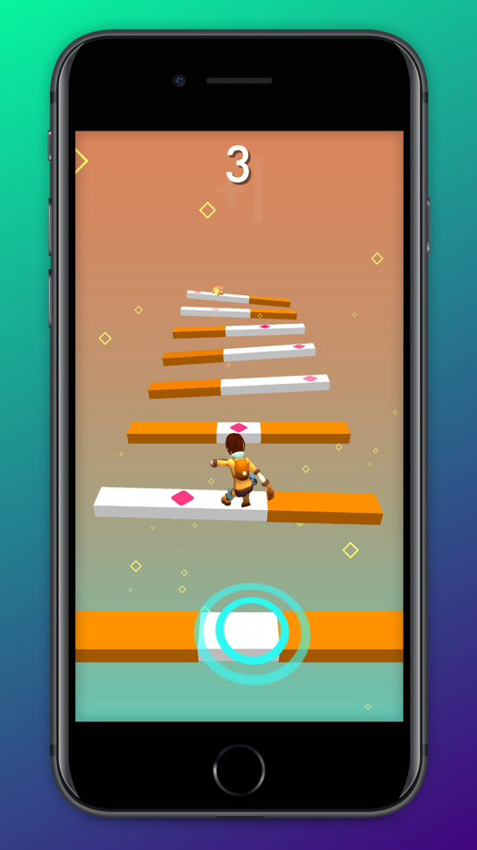 #1. Bouncy - The Jumping game (iOS) 由: Wallem