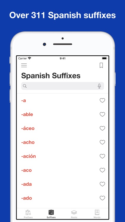 Spanish Word Parts screenshot-4