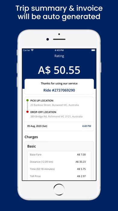 MELBOURNE CABS Screenshot