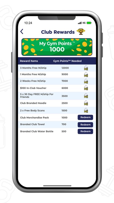My Gym Rewards™ iPhone screenshot 1 - Lifestyle app