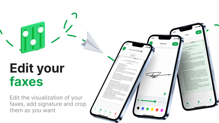 FAX FAST Send, Receive, Edit