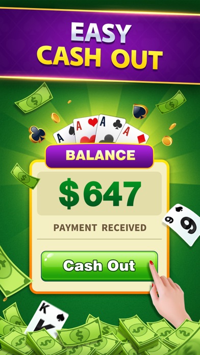 Solitaire Lucky Win Cash Screenshot