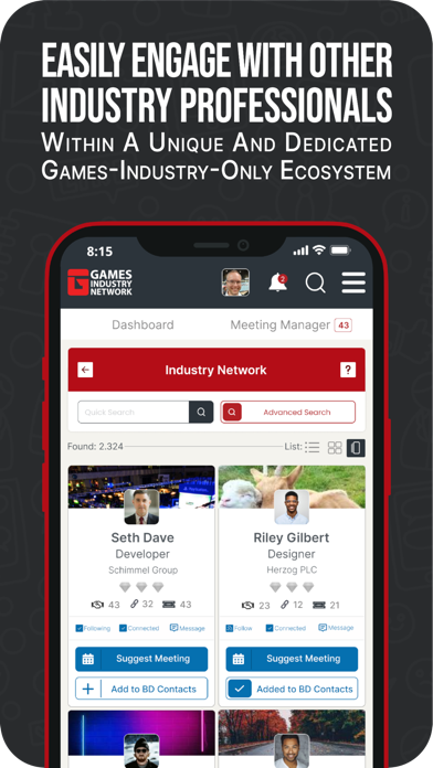 Screenshot #3 pour GIN Games Industry Network