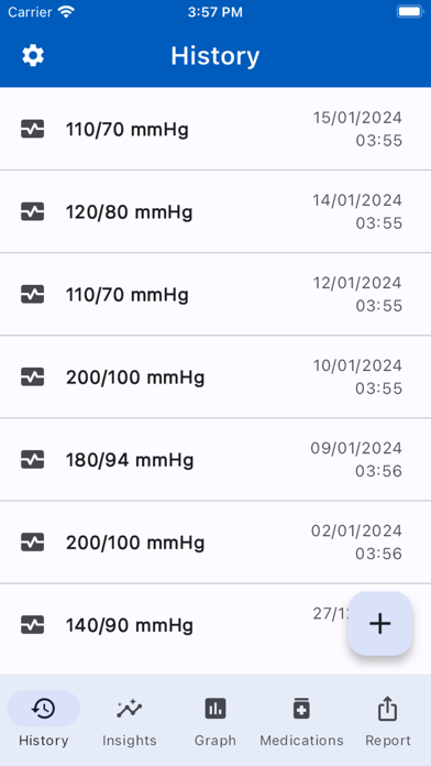 Blood Pressure Elite Tracker Screenshot