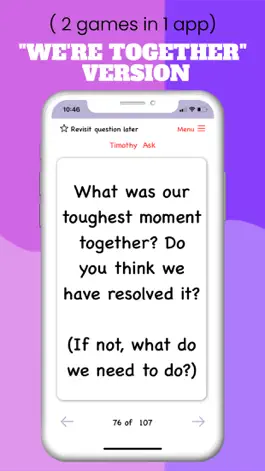 Game screenshot Same Page - Relationship Game apk