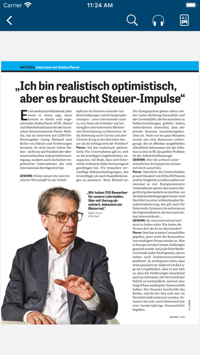 GEWINN: Das Wirtschaftsmagazin Screenshot