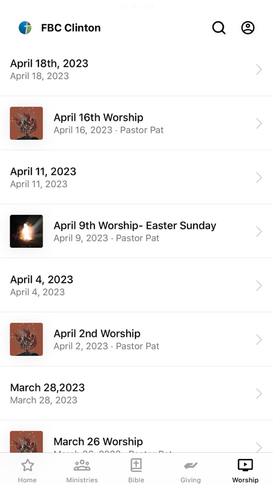 #3. First Baptist of Clinton, MO (iOS) Podle: First Baptist Church Clinton