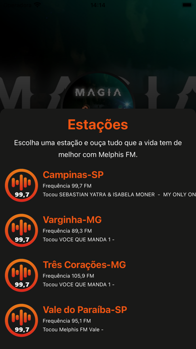 Rede Melphis FM Screenshot