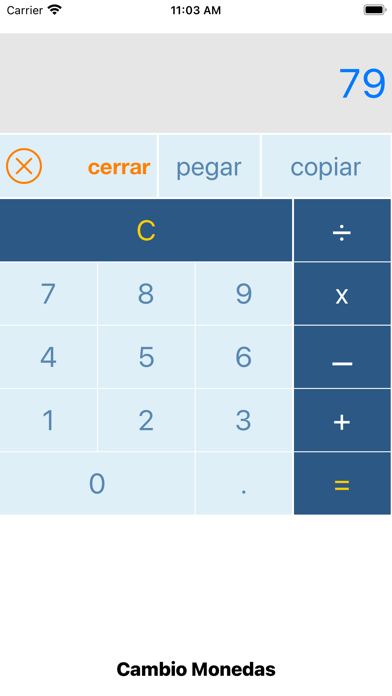 Cambio de Monedas Screenshot