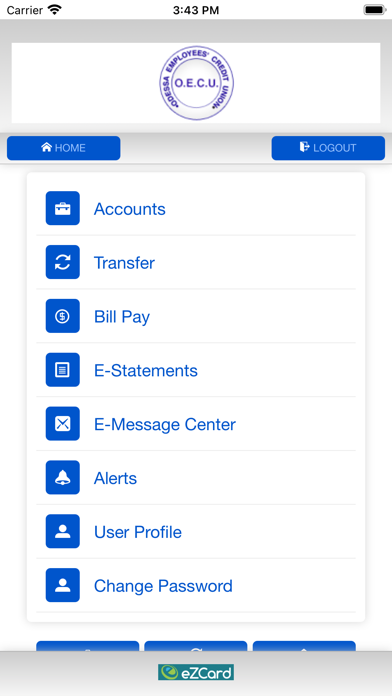 Odessa Employees Credit Union Screenshot