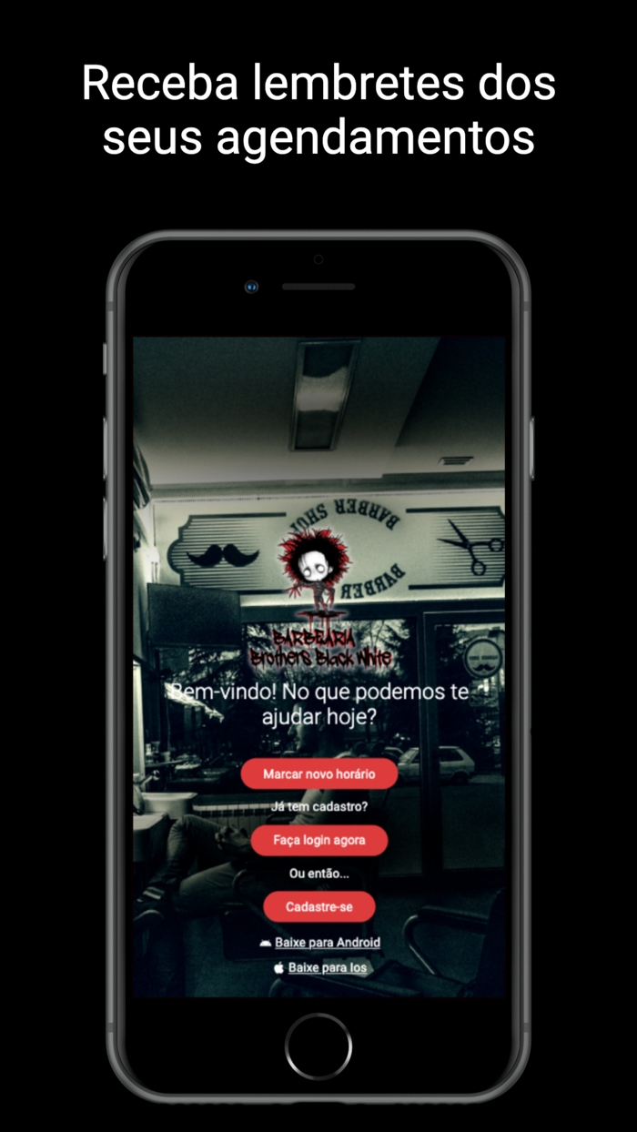 Barbearia Brothers Black White