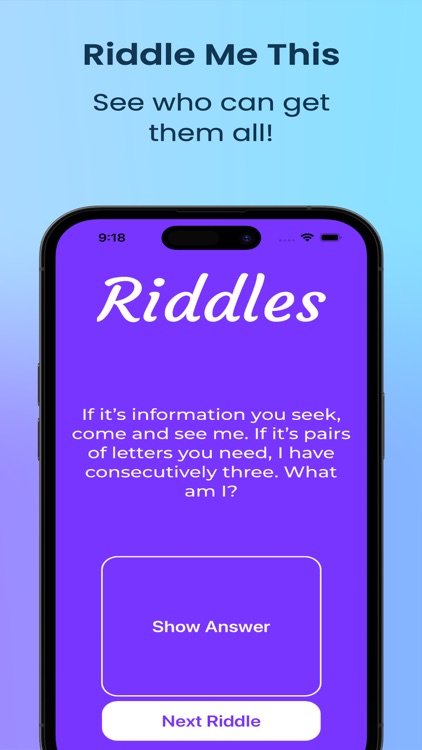 Riddles: Train Your Brain