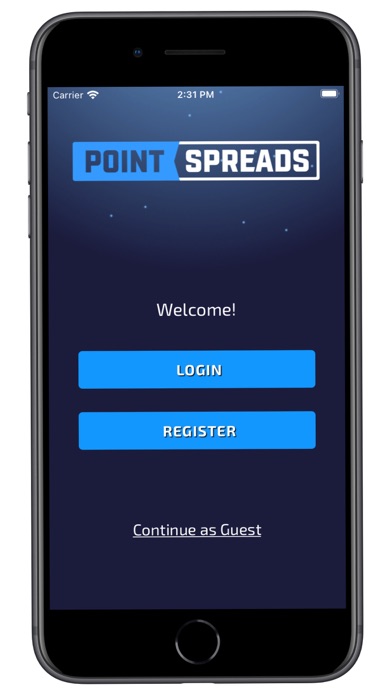 Point Spreads Screenshot