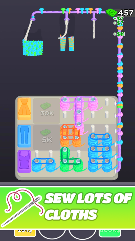 #3. Merge And Knit (iOS) 由: Mert Kalak