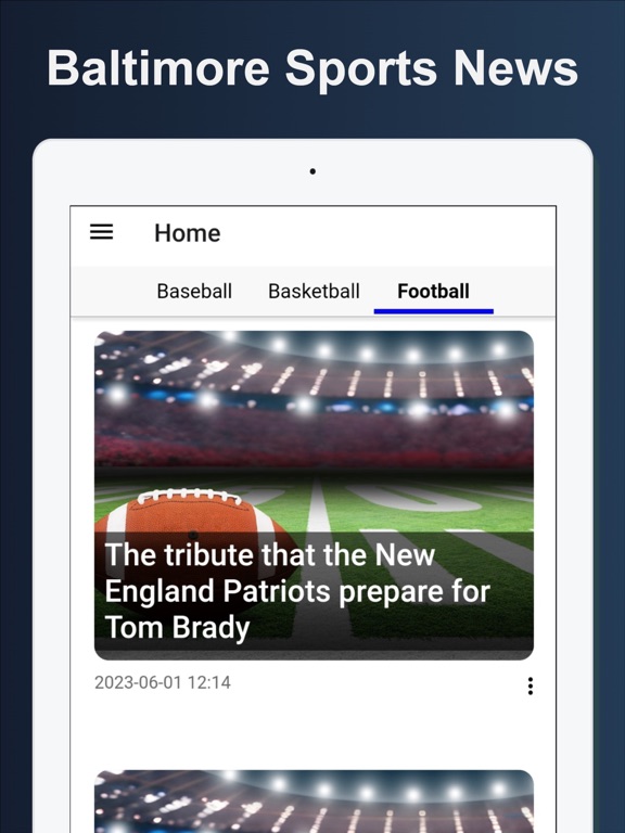 Screenshot #4 pour Baltimore Sports News App