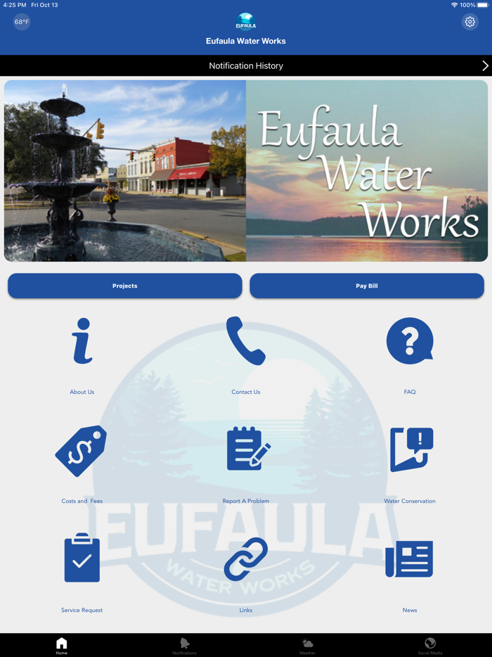 Eufaula Water Works AL