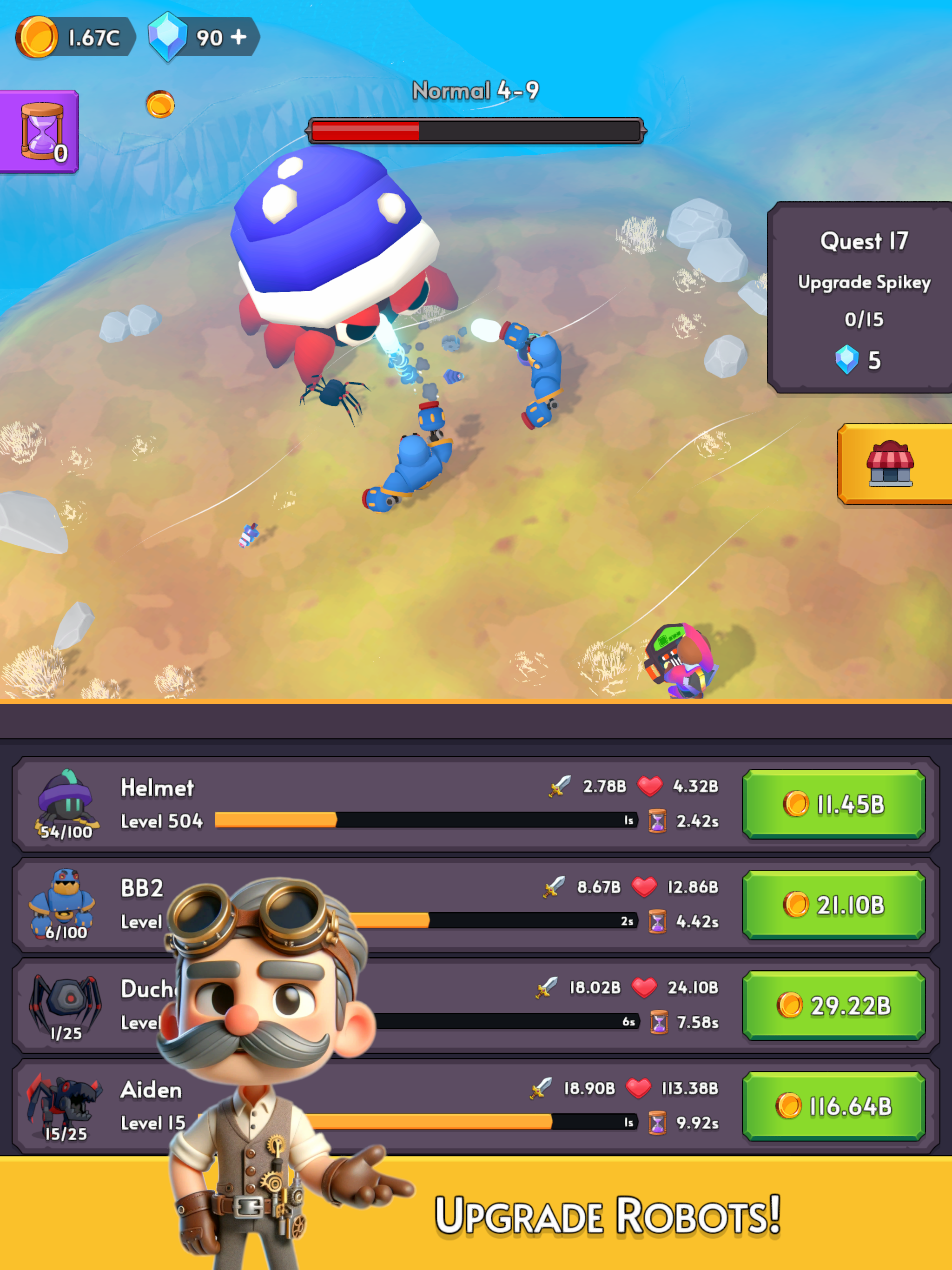 Mechero: Idle RPG