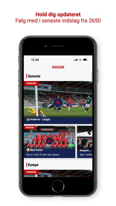 Hvidovre Fodbold Screenshot 2 - AppWisp.com Hvidovre Fodbold Screenshot 2 - AppWisp.com