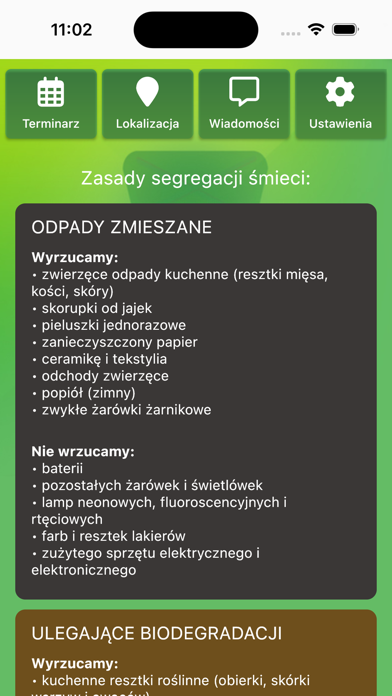 infoŚmieci Screenshot