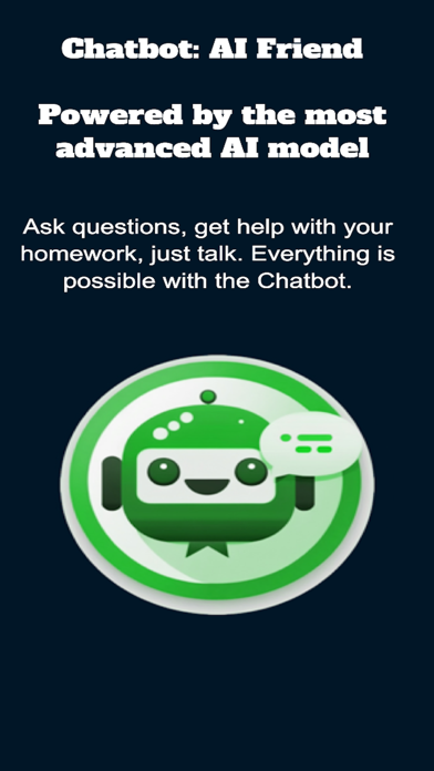 Screenshot #1 pour Chatbot: AI Friend