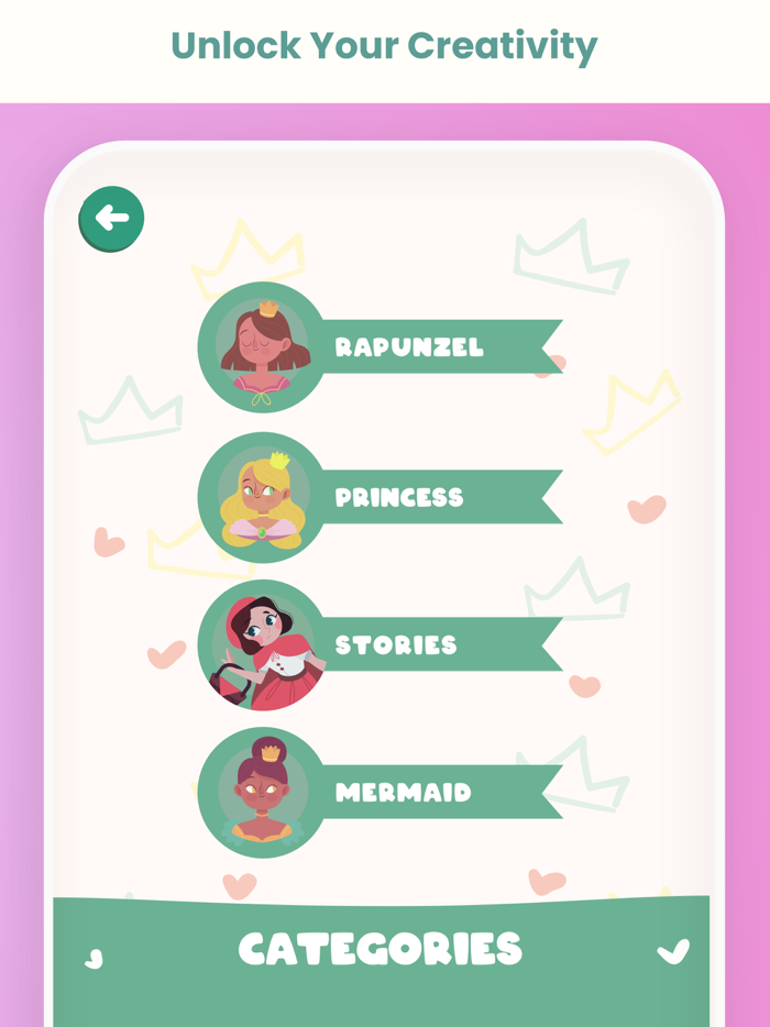 Princess coloring book game