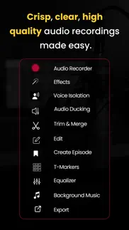 audion: record and edit audio iphone screenshot 1