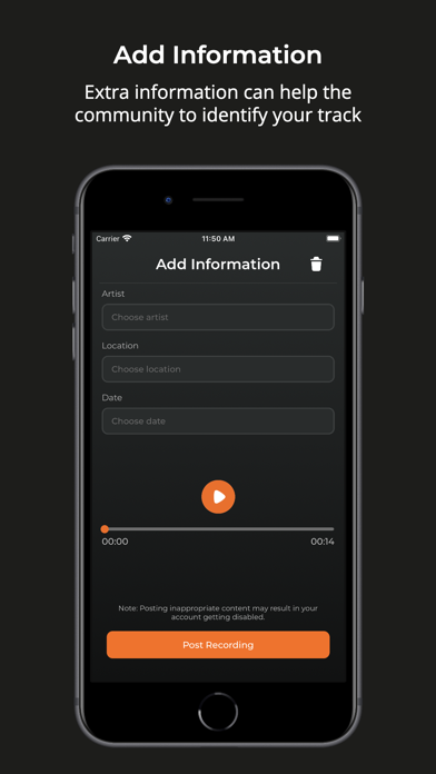 Hack the Track - Track ID Screenshot