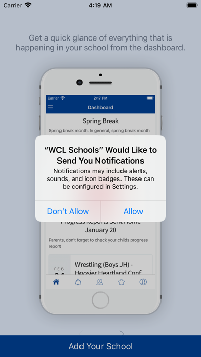 WCL Schools Screenshot