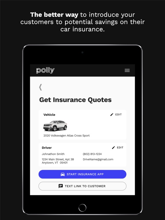 Polly™ for Dealers iPad screenshot 3 - Business app