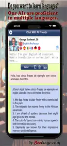 Beelingo: Chat With AI Friends screenshot #6 for iPhone