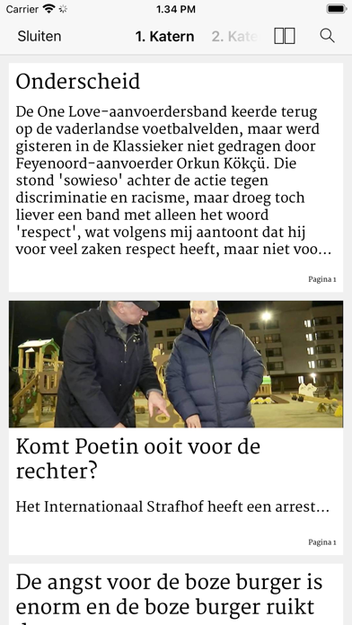 de Volkskrant Krant Screenshot