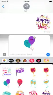 happynewyear all for imessage iphone screenshot 2