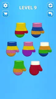 cozy knitting: color sort game iphone screenshot 2