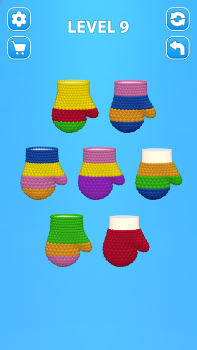 Cozy Knitting: Color Sort Gameのおすすめ画像2