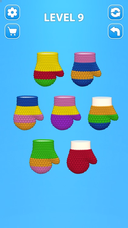 Cozy Knitting: Color Sort Game