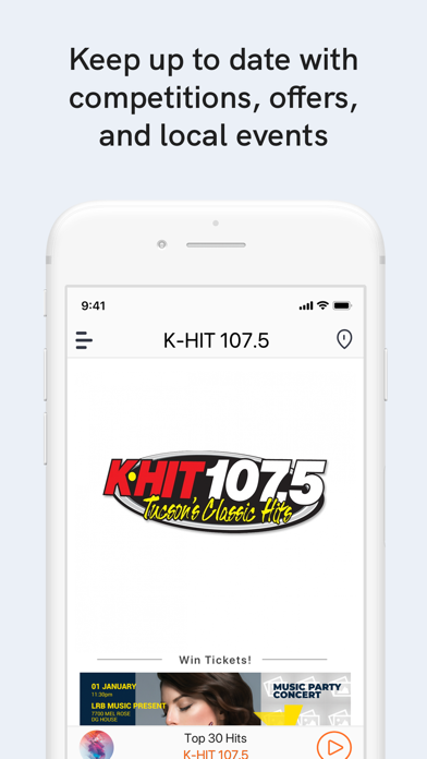 K-HIT 107.5 Screenshot