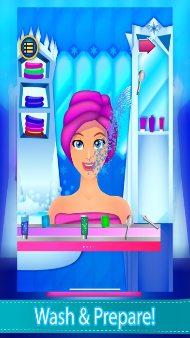 Ice Movie Frozen Princess Game Screenshot