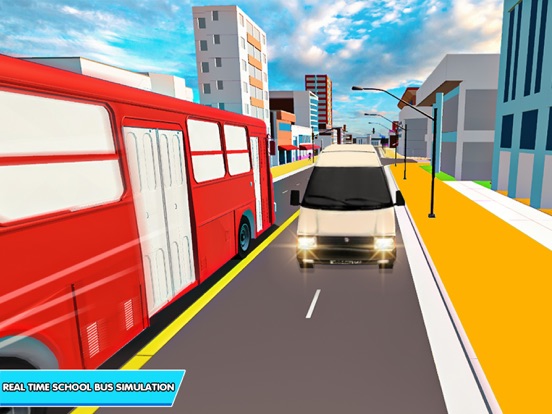 3D City School Bus Simulatorのおすすめ画像3