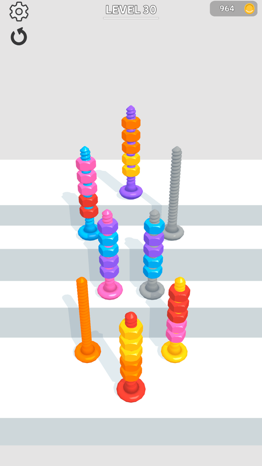 #10. Bolt Sorting (iOS) By: Babil Studios