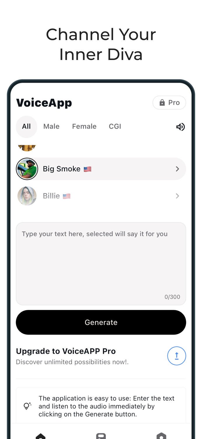 VoiceApp Celebrity Cloner