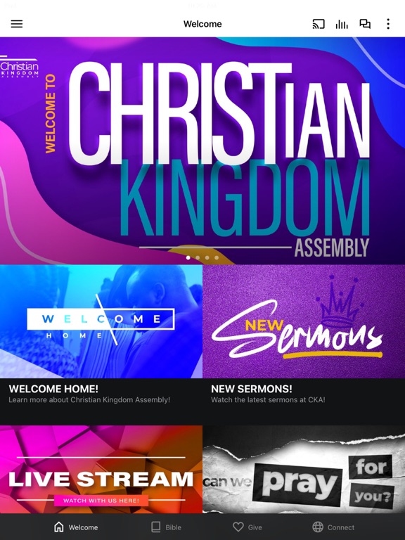 CKA MINISTRIES iPad screenshot 1 - Education app