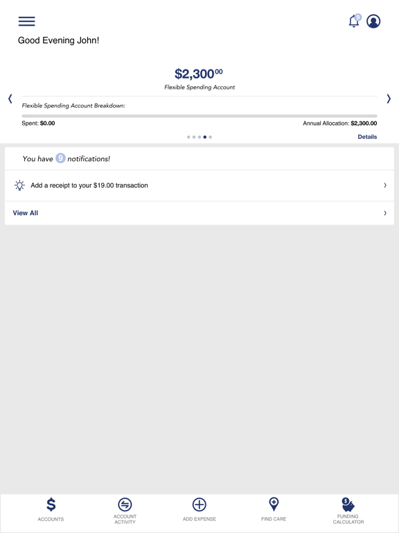 GGA myBenefits Mobile iPad screenshot 3 - Medical app