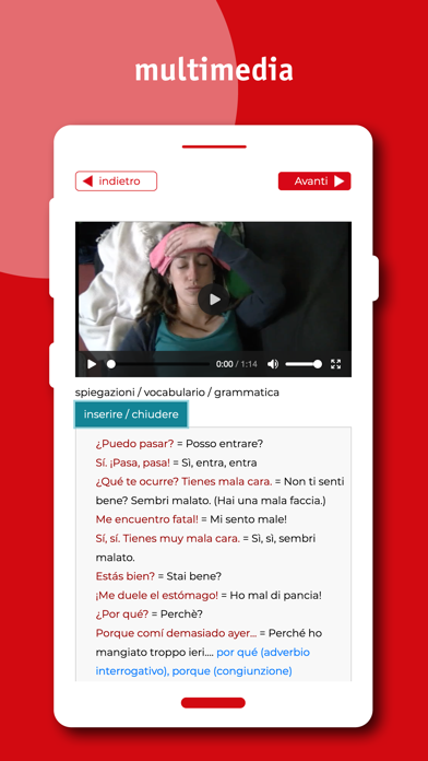 corso di spagnolo Screenshot