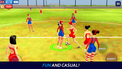 Women's Football Game Screenshot